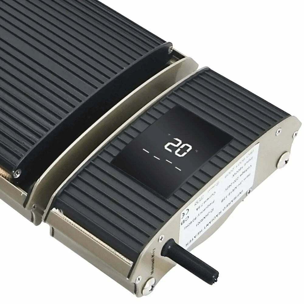 Close up of display for the Heatbar Pro 2400 Outside Patio Heater
