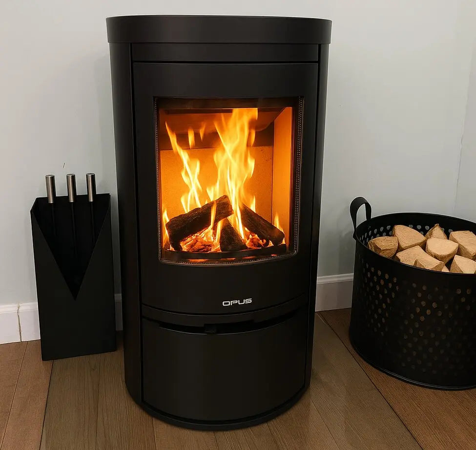Opus Aria Hot Top Woodburner | 5kW Wood Stove with Cooking Surface