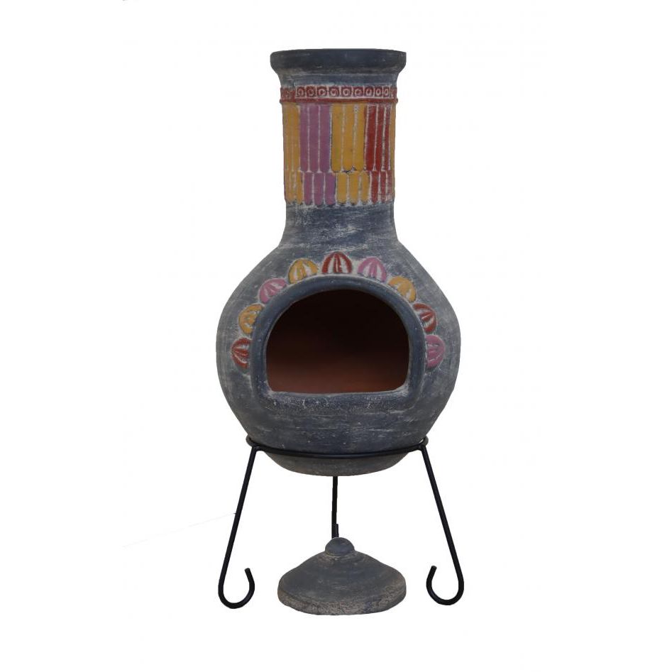 Plumas X-Large Mexican Chiminea in multi-colours