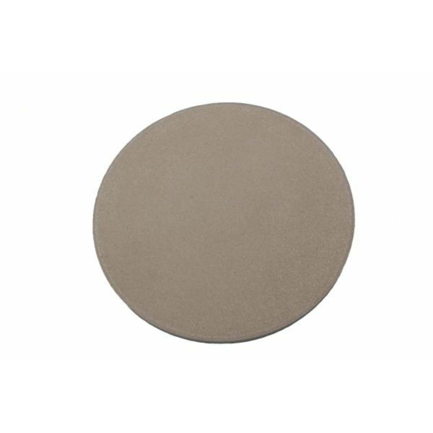 Round pizza stone on a white background