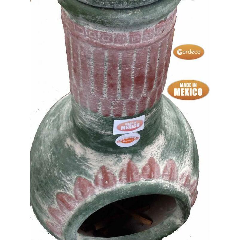 Plumas Large Mexican Chiminea – Green