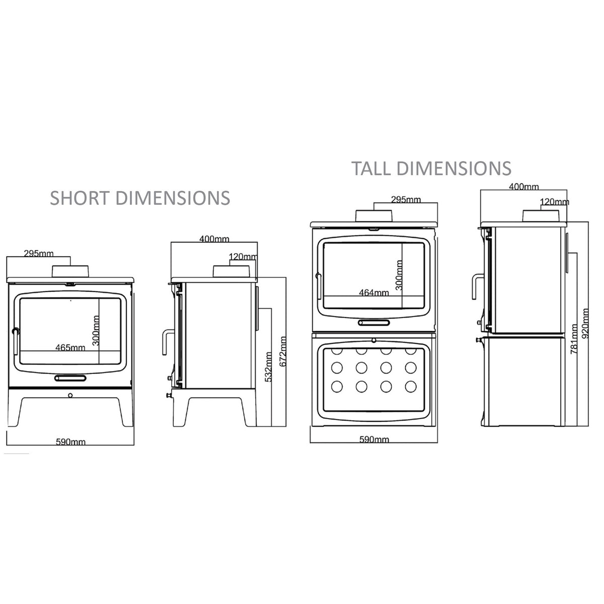 Saltfire Peanut 10 10kW Wood-Burning Stove – manufacturer image 4