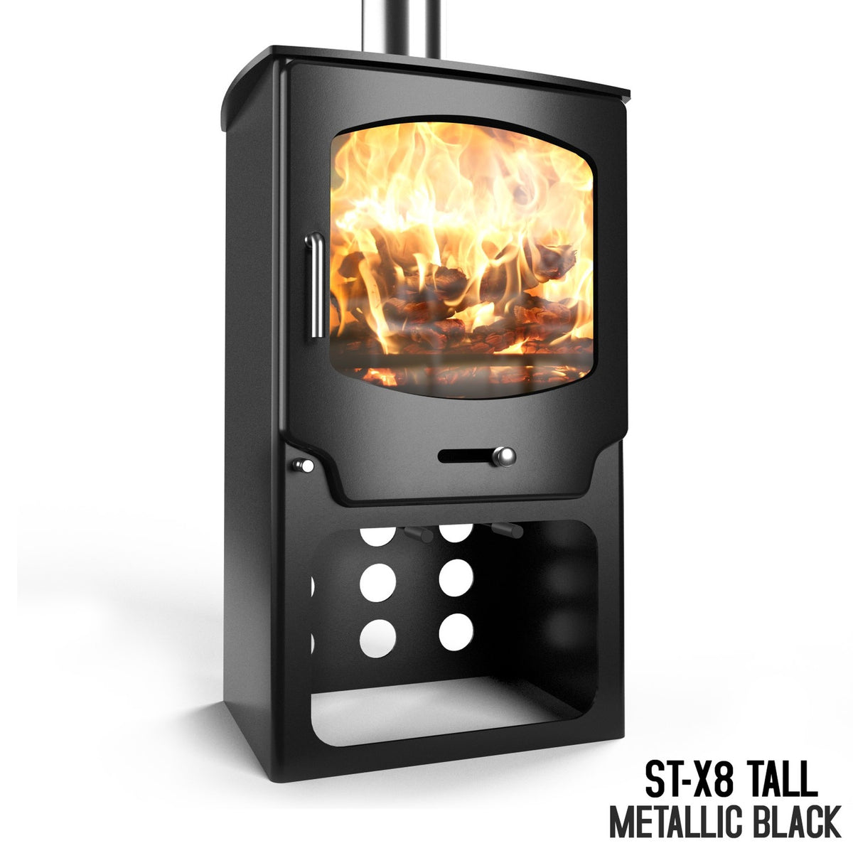 Saltfire ST-X8 8kW Multi-Fuel Stove – manufacturer image 4