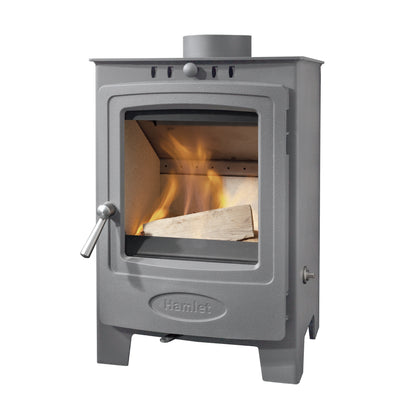 Hamlet Solution 5 Compact Ecodesign Ready Multifuel Stove (S4) – 4.8kW