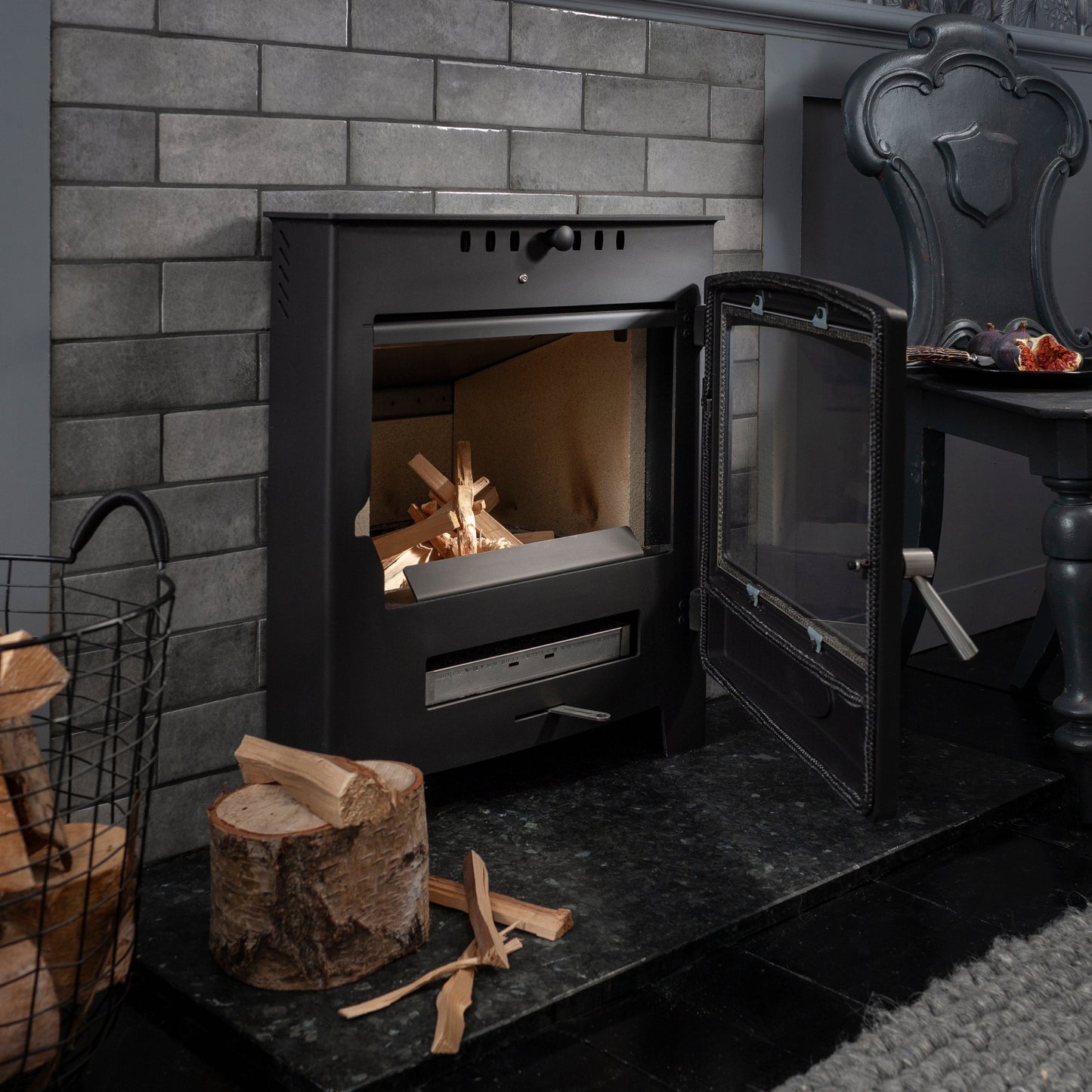 Hamlet Solution 7 Inset Ecodesign Ready Multifuel Stove (S5) – 7kW
