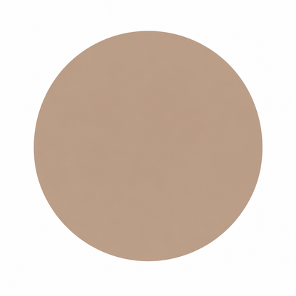 Arada Clay coloured circle on a white background