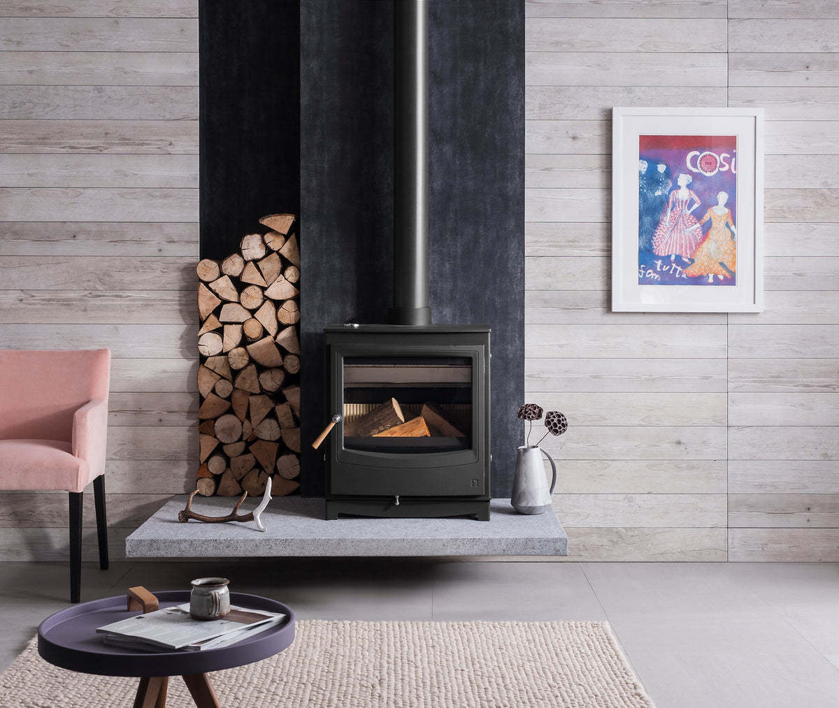 Arada Farringdon Catalyst Eco Ecodesign Ready Wood-Burning Stove – 11.4kW