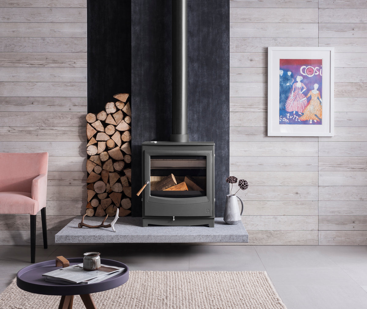Arada Farringdon Catalyst Eco Ecodesign Ready Wood-Burning Stove – 11.4kW