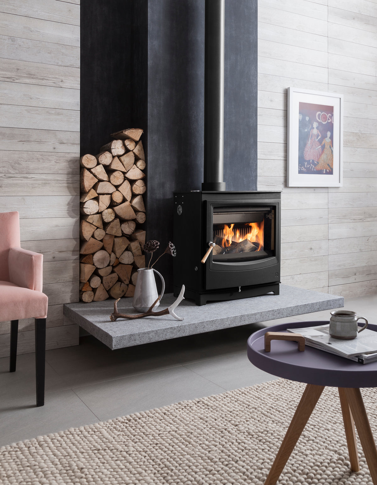 Arada Farringdon Catalyst Eco Ecodesign Ready Wood-Burning Stove – 11.4kW