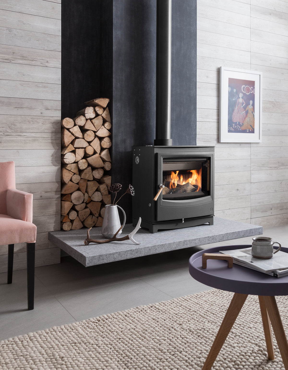 Arada Farringdon Catalyst Eco Ecodesign Ready Wood-Burning Stove – 11.4kW