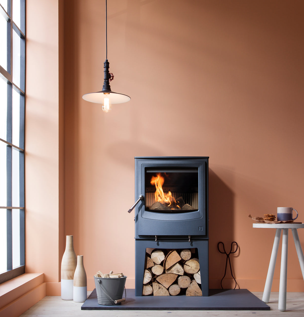 Arada Farringdon Small Eco Ecodesign Ready Multifuel Stove – 4.9kW