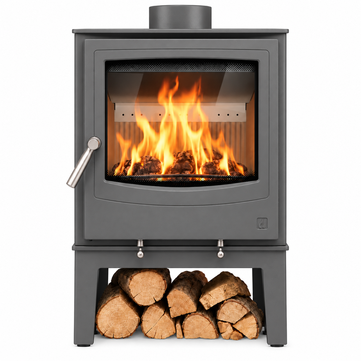 Arada Farringdon Small Eco Ecodesign Ready Multifuel Stove – 4.9kW