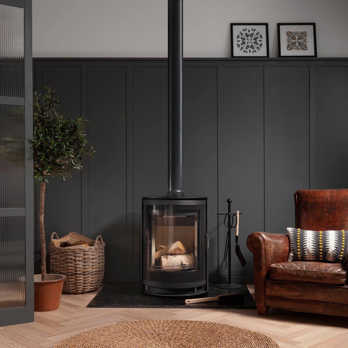 Arada Hoxton Ecodesign Ready Wood-Burning Stove – 7kW