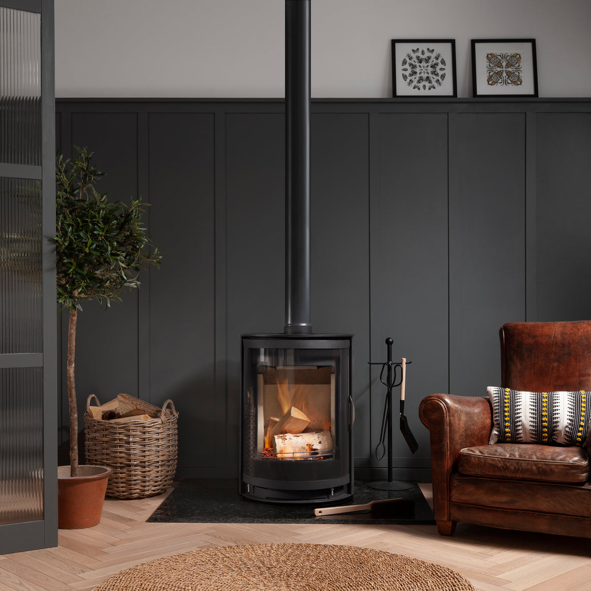 Arada Hoxton Ecodesign Ready Wood-Burning Stove – 7kW