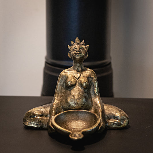 Salamander Brass Stovetop Goddess