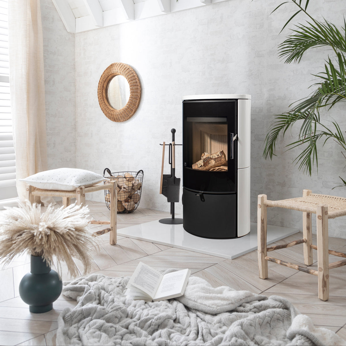 Arada Lagom 4 Ceramic Ecodesign Ready Wood-Burning Stove – 4.1kW