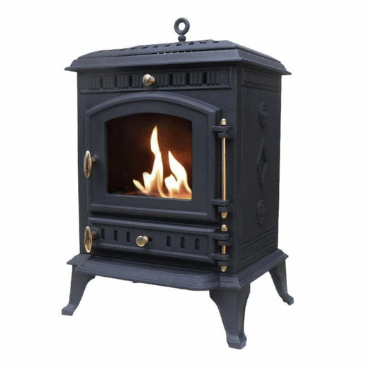 Molde Cast Iron Bioethanol Stove with Hot Top on white background