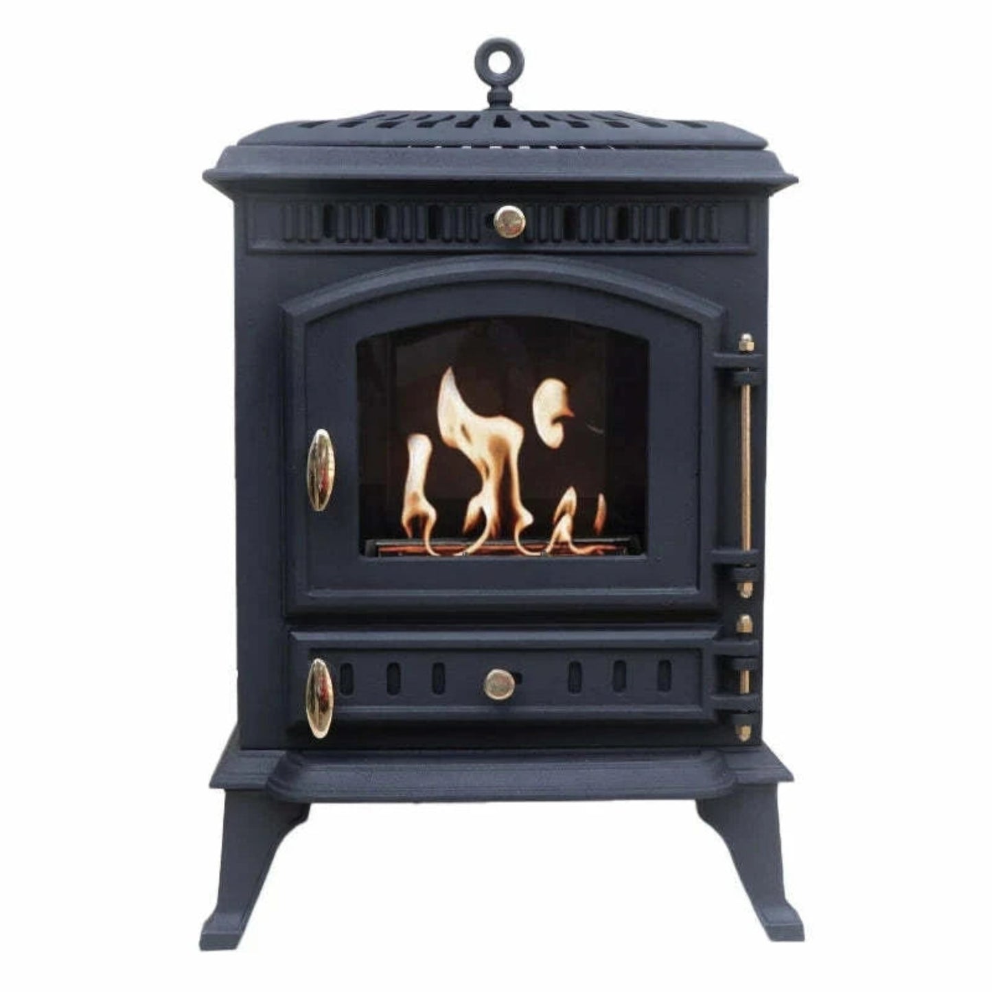 Molde Cast Iron Bioethanol Stove with Hot Top on white background
