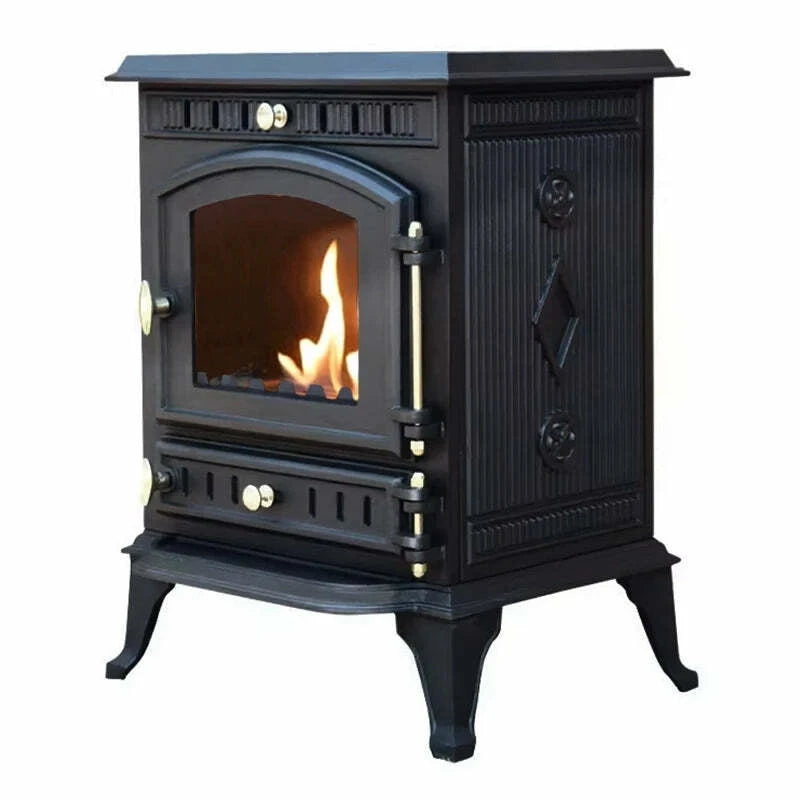 Molde Cast Iron Bioethanol Stove with Hot Top on white background