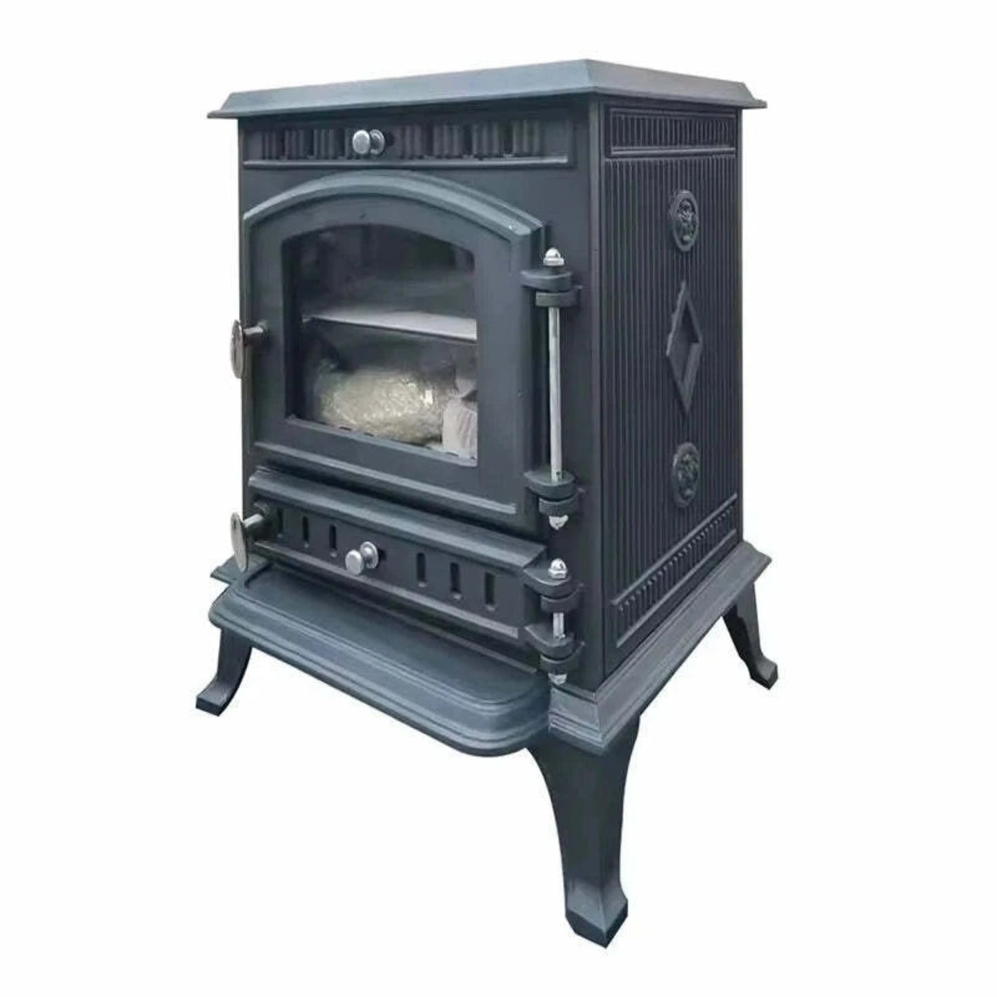 Molde Cast Iron Bioethanol Stove with Hot Top on white background