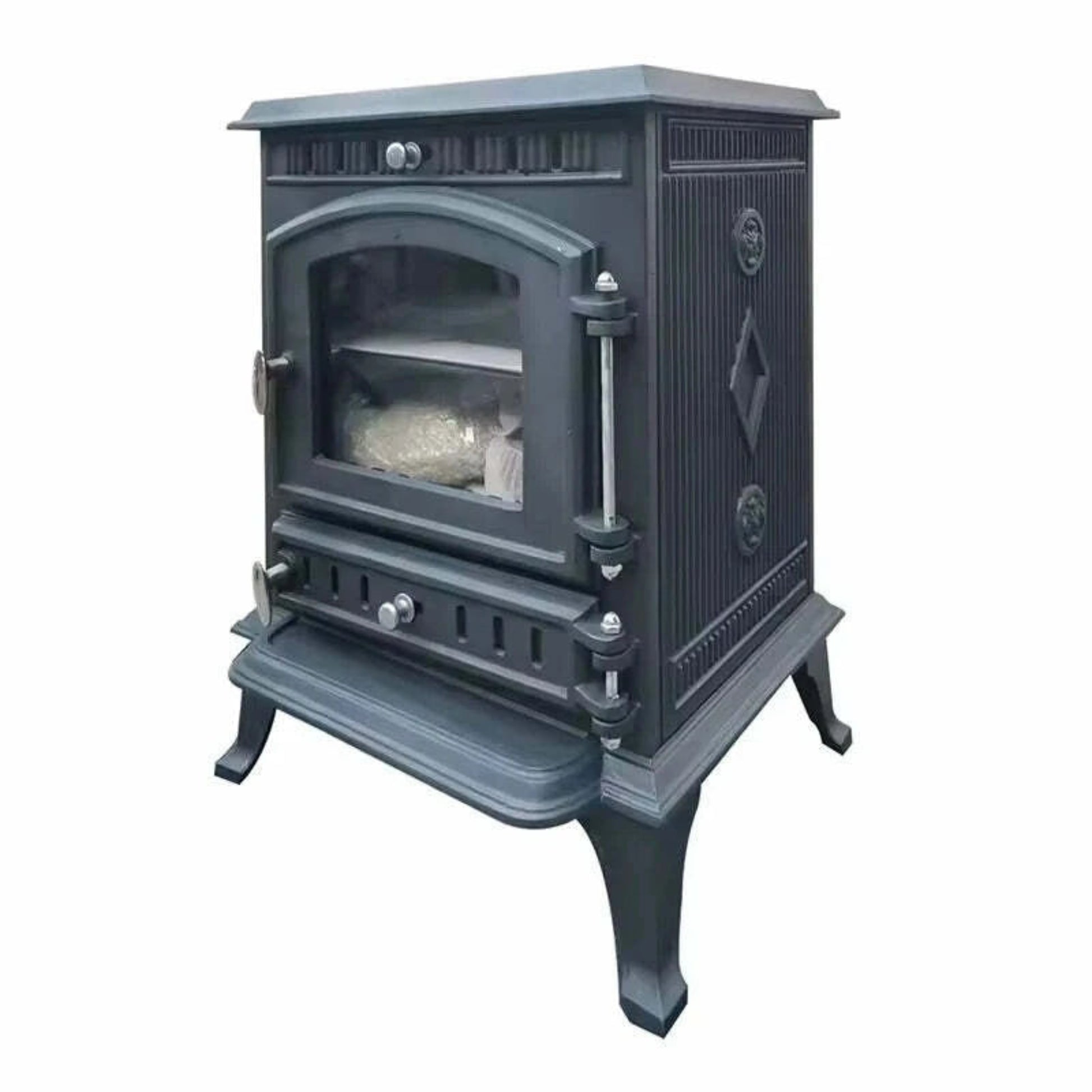Molde Cast Iron Bioethanol Stove with Hot Top on white background