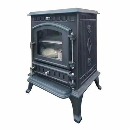 Molde Cast Iron Bioethanol Stove with Hot Top on white background