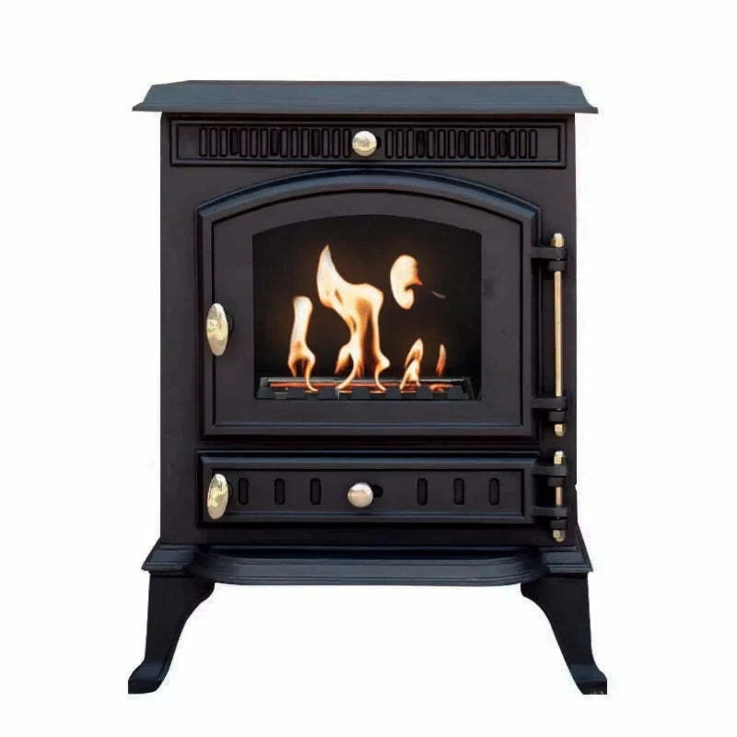 Molde Cast Iron Bioethanol Stove with Hot Top on white background