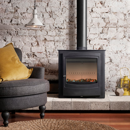 Arada Stratford 25B Ecodesign Ready Solid Fuel Boiler Stove – 20.2kW Nominal Output