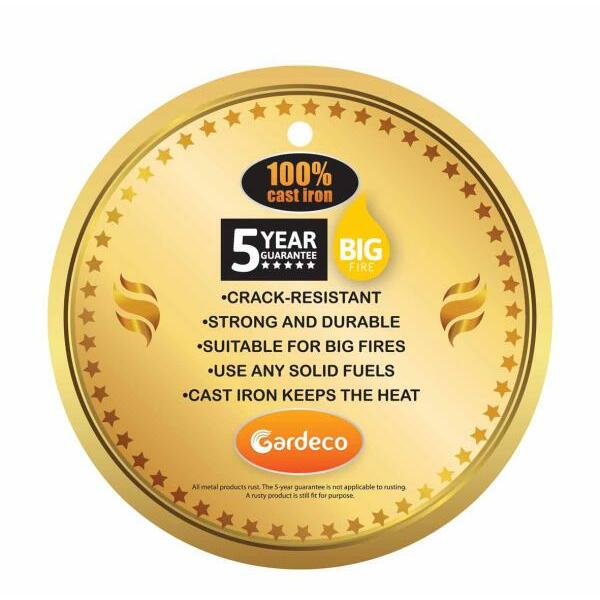 5 year warranty logo