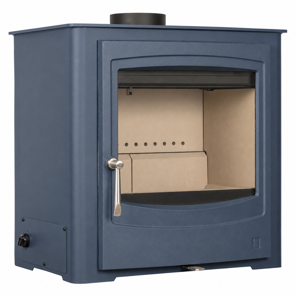 Arada Stratford 25B boiler stove in Atlantic Blue