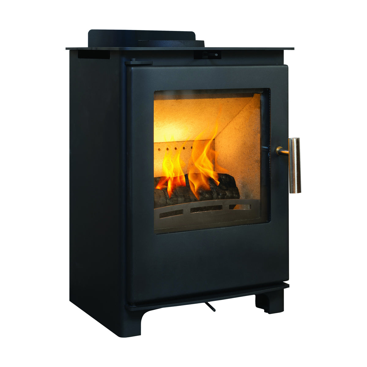 Beltane Brue 4kW wood-burning stove angled view