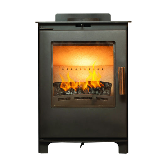 Beltane Brue 4kW wood-burning stove front view
