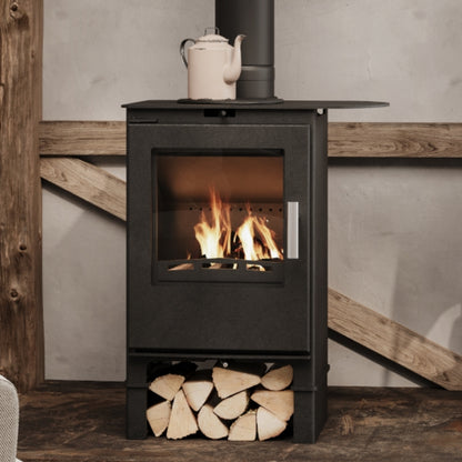 Beltane Brue Cooktop Logstore stove