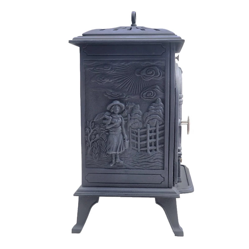 Bergen - Cast Iron Bioethanol Fireplace