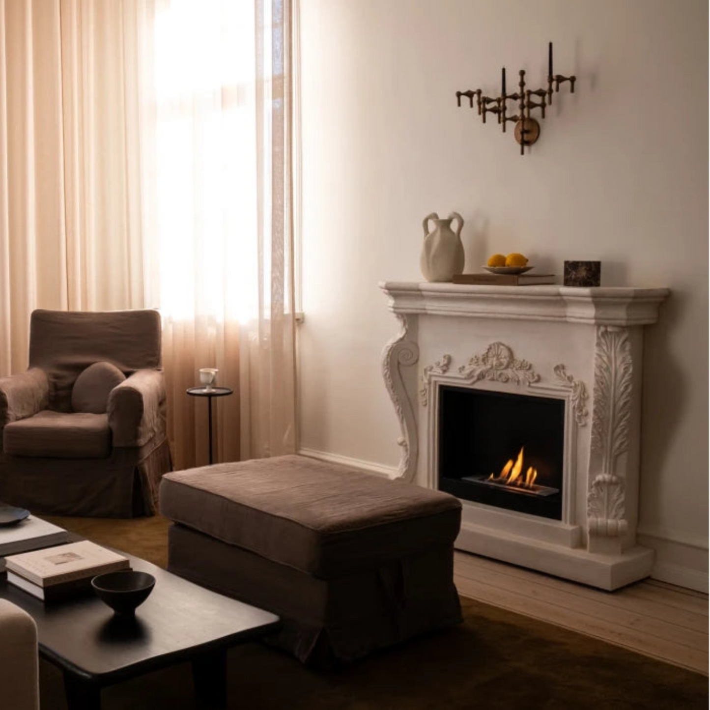 Ymir - Freestanding Bioethanol Fireplace