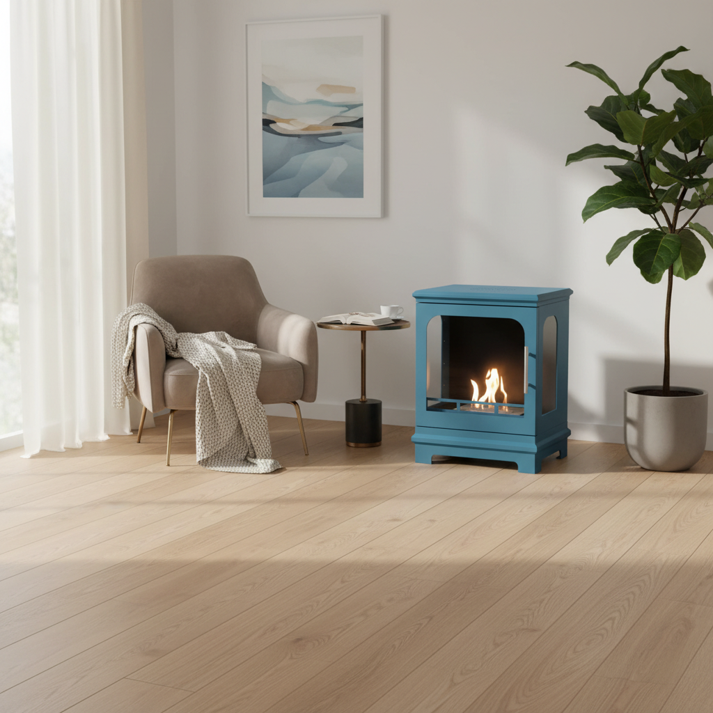 Honolulu – Blue Freestanding Bioethanol Stove