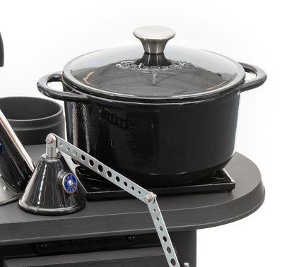 Salamander Black Cast Iron Enamel Cookware Set