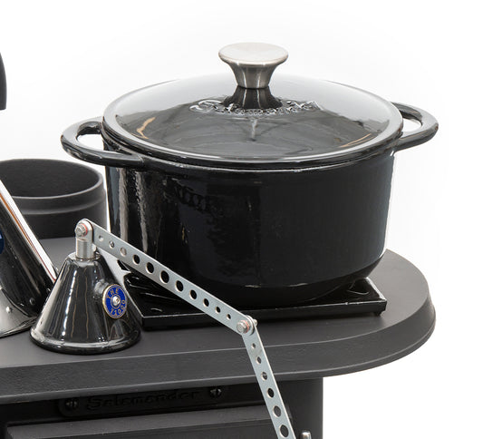 Salamander Black Cast Iron Enamel Cookware Set