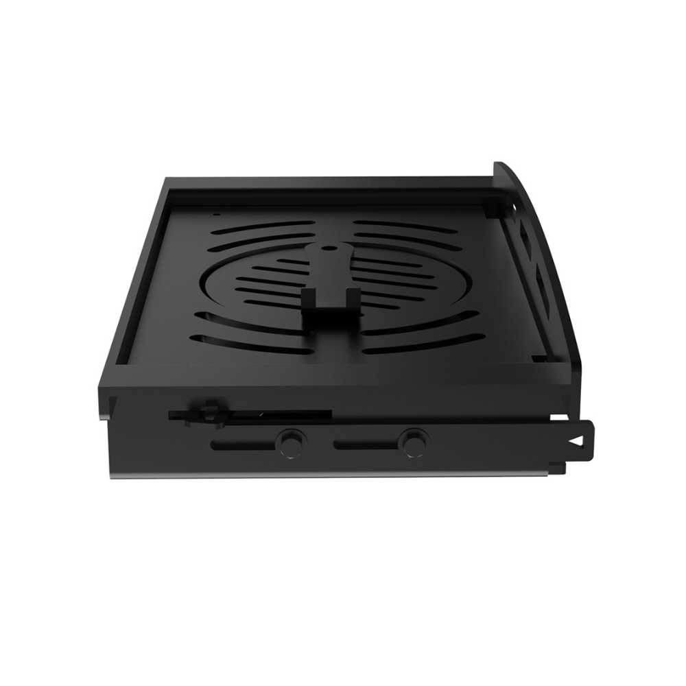Clifton 5 Wide multifuel kit control and underside view