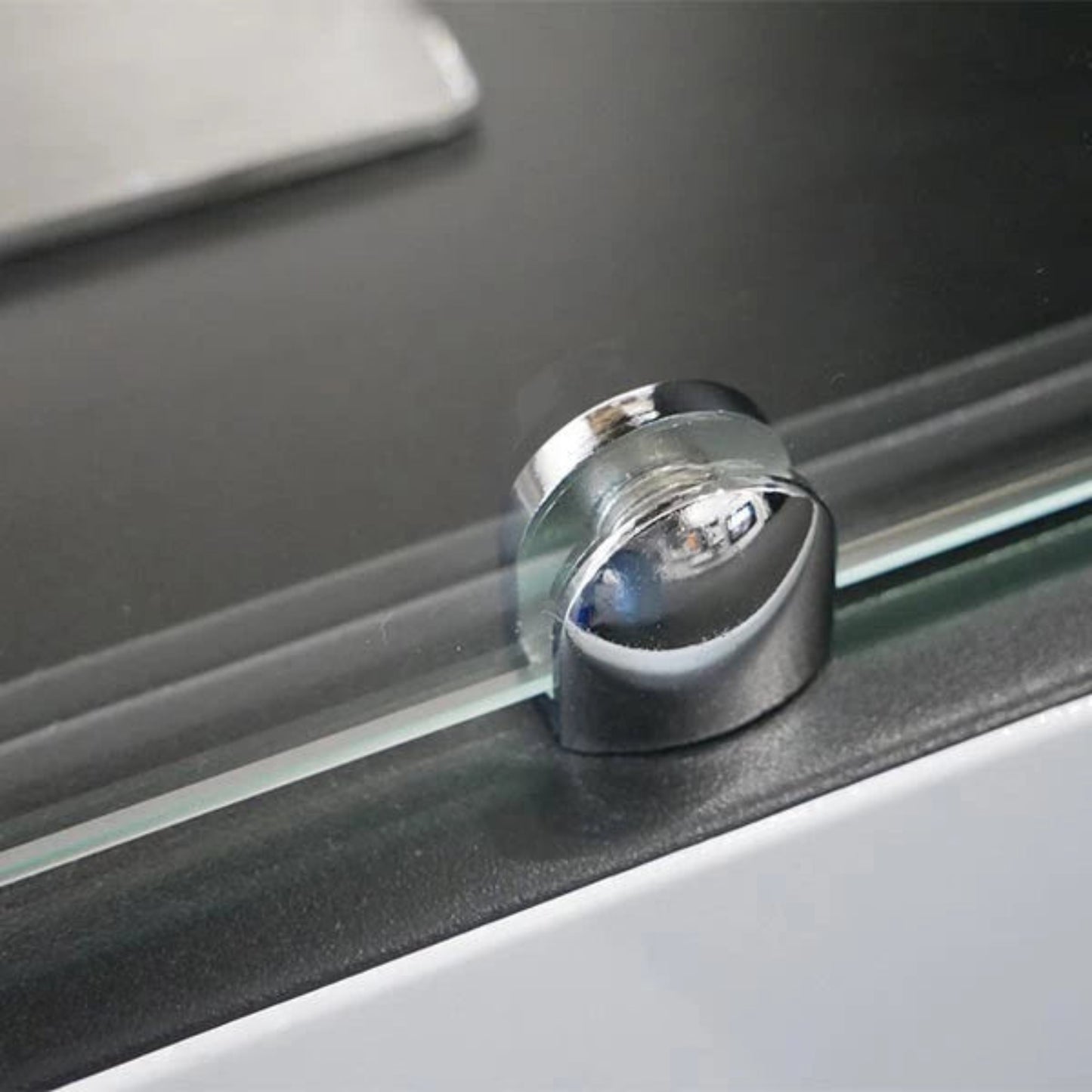 Close up of glass holder