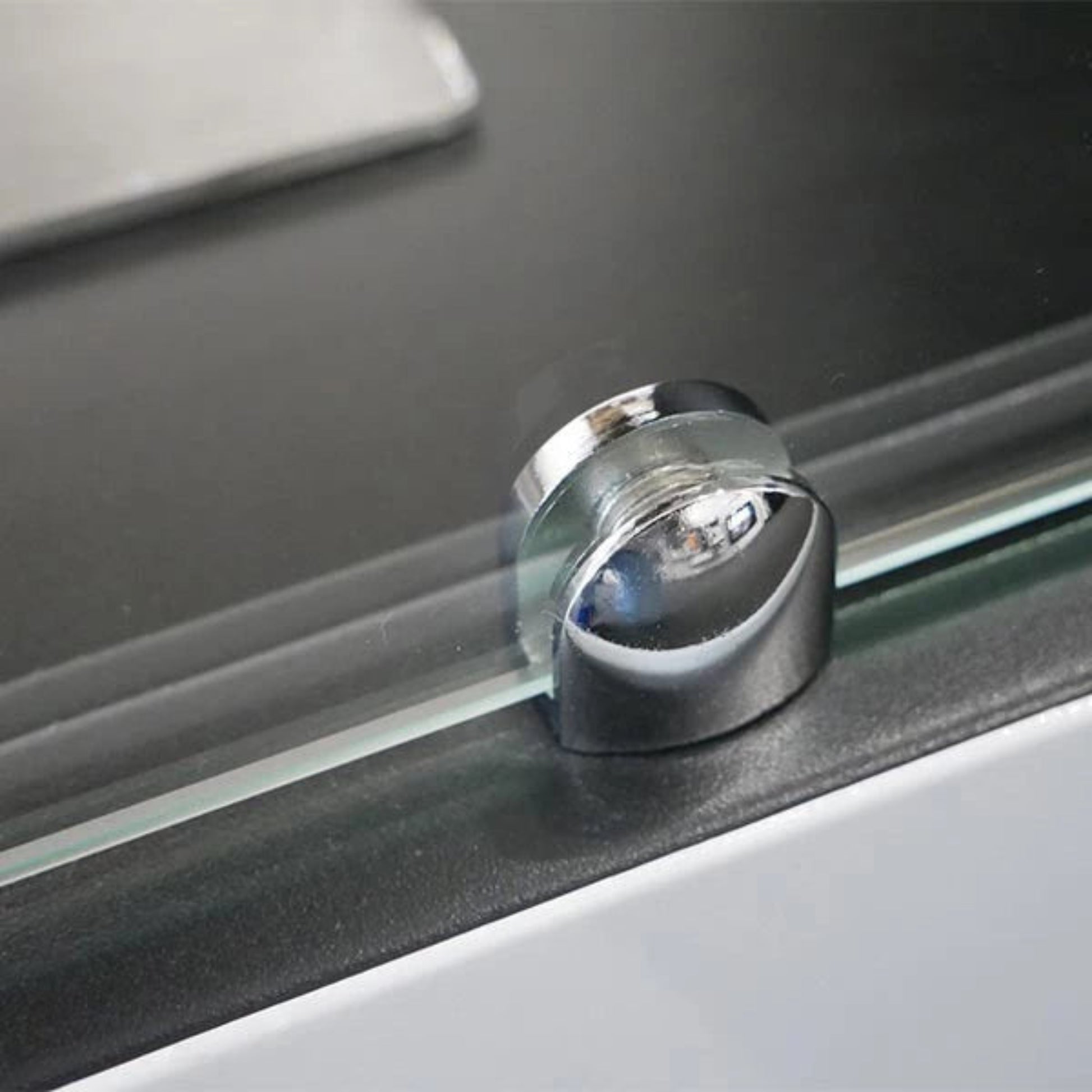 Close up of glass holder