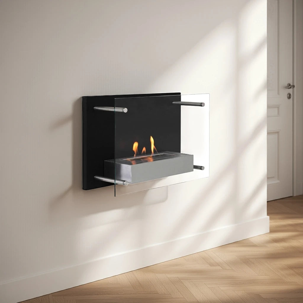 Nevada - Wall Mounted Bioethanol Fireplace