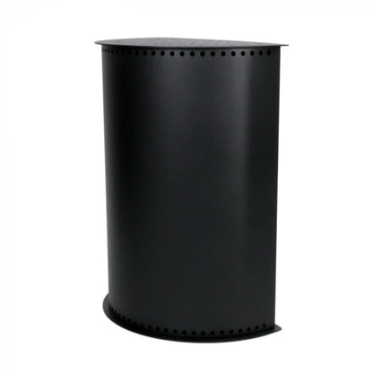 Carson - Small freestanding Bioethanol Stove Fireplace - Black