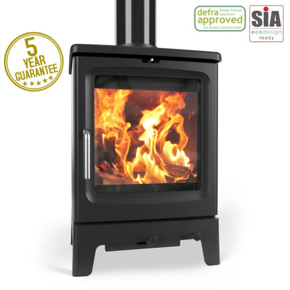 Peanut 5 5kW Wood-Burning Stove – isolated stove view