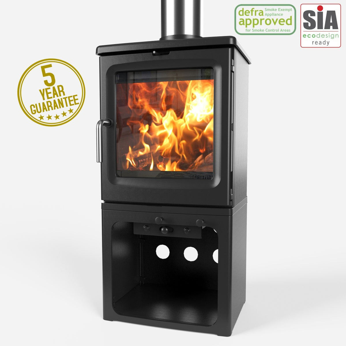 Peanut 5 5kW Wood-Burning Stove – manufacturer image 5