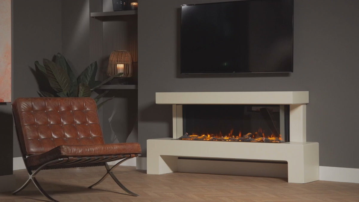 ACR PR-1200E electric fireplace demonstration