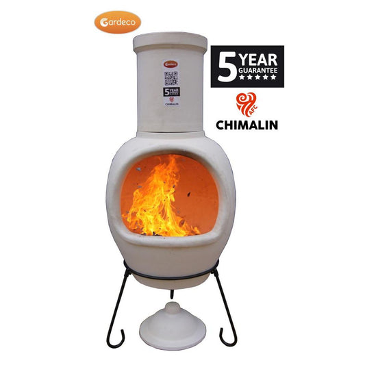 Asteria natural clay chiminea
