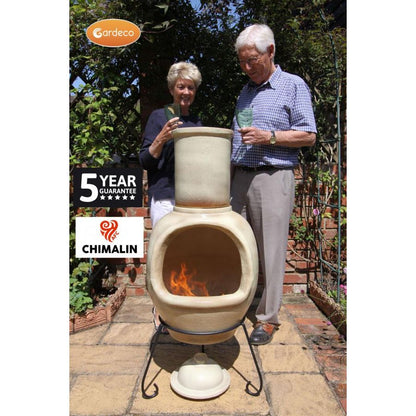 Asteria glazed cappucino chiminea