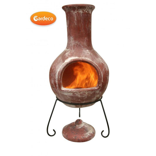 Colima X-Large Mexican Chimenea in Red