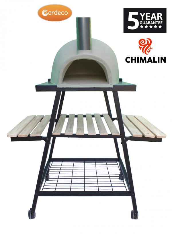 Pizzaro Chimalin AFC Pizza Oven with Trolley Stand – Natural Clay